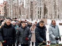 Николай Ташланов принял участие в памятной церемонии в честь Дня защитника Отечества
